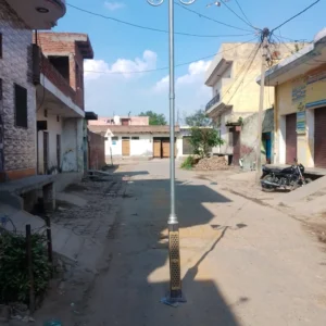 Black Aluminum Lighting Poles