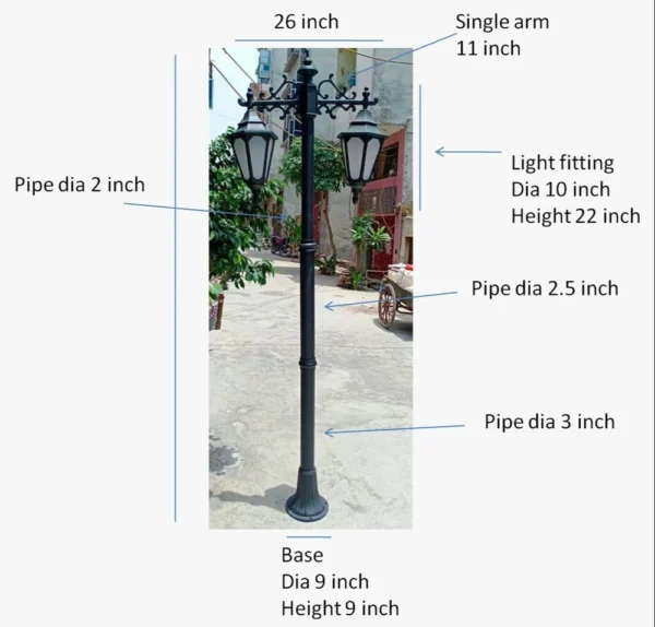Aluminum Lighting Poles