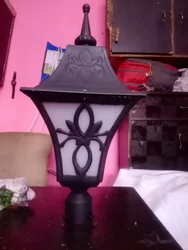 Black Outdoor Gate Light