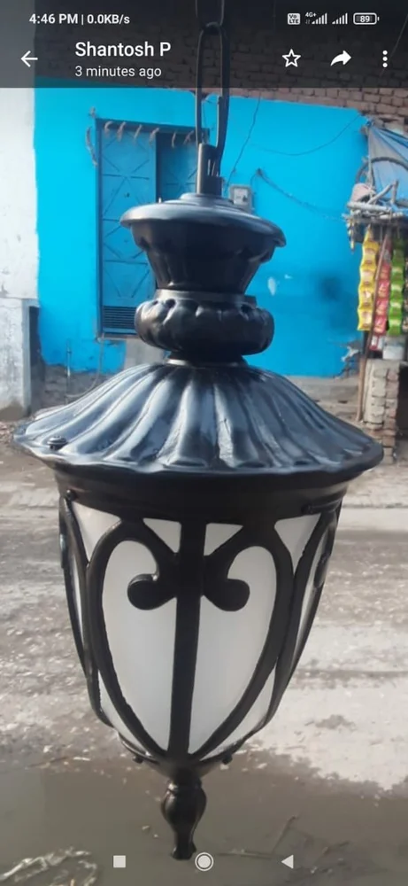 Cast Iron Post Top Garden Light