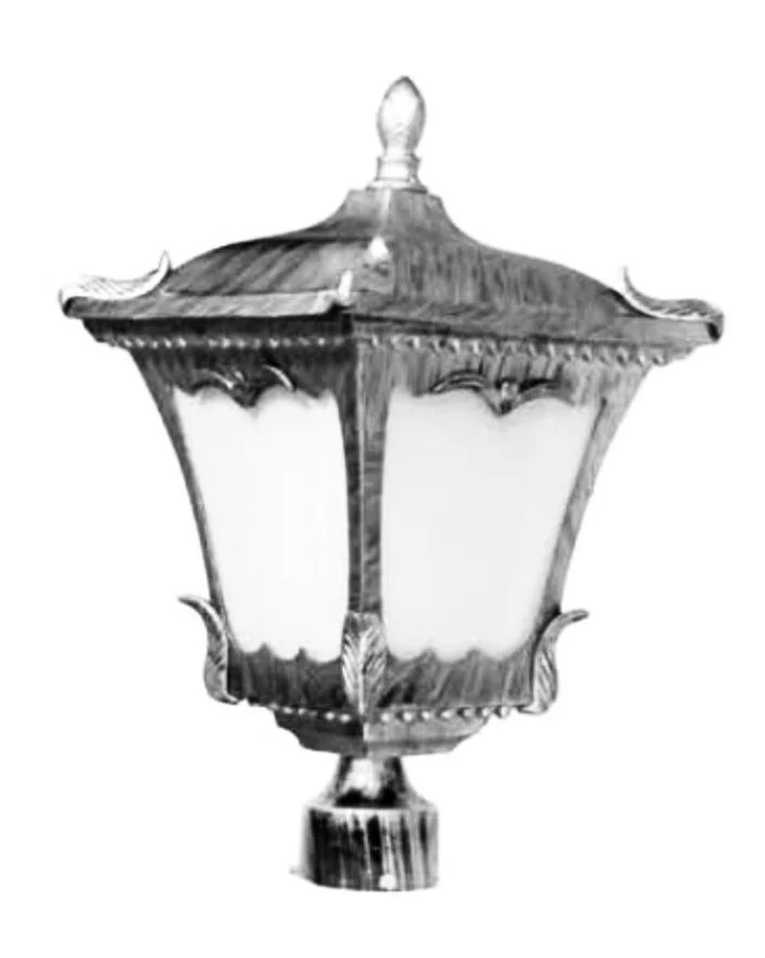 Cast Iron Post Top Garden Light