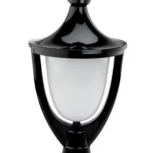 Outdoor Cast Iron Gate Light black