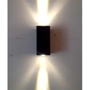 " Black Led Up Down Wall Light "