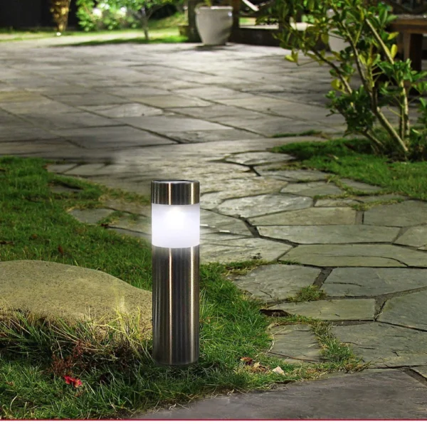 Black Aluminium Bollard Light